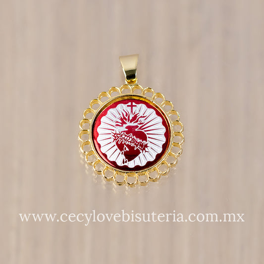 Medalla Redonda Detente Rojo