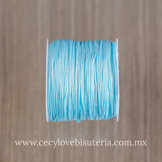 Hilo Chino Celeste .8 mm