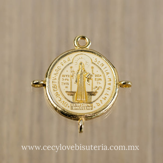 Medalla 4 Asas San Benito Blanco
