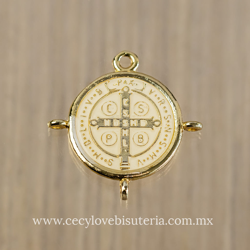 Medalla 4 Asas San Benito Blanco