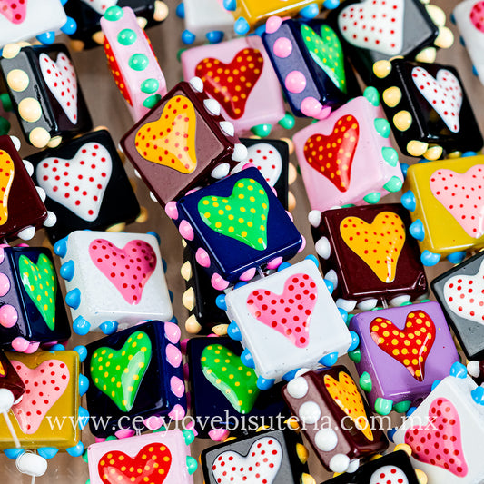 Cuadro de Corazón Murano