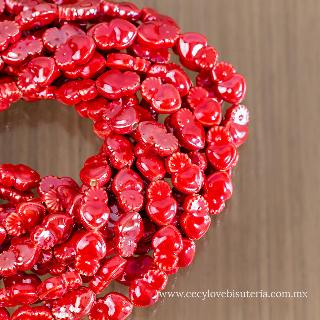 Sagrado Corazón Cerámica Rojo