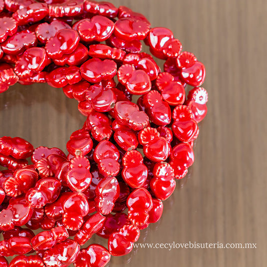 Sagrado Corazón Cerámica Rojo