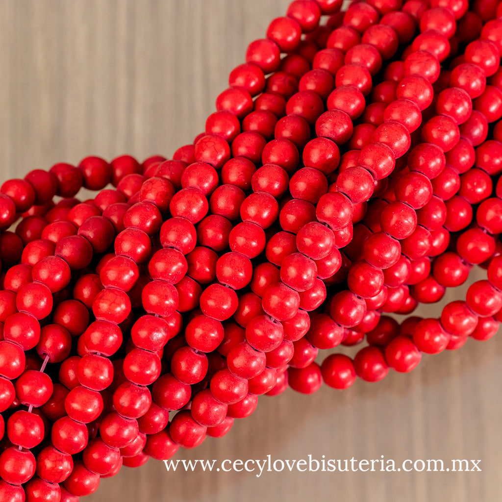 Bola Pasta Rojo 8 mm