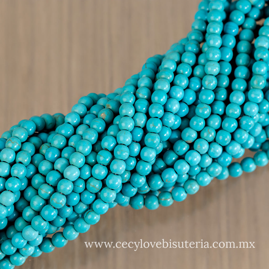 Bola Pasta Turquesa 6 mm