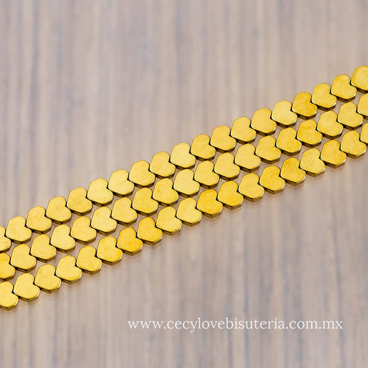 Corazones Planos de Acerina