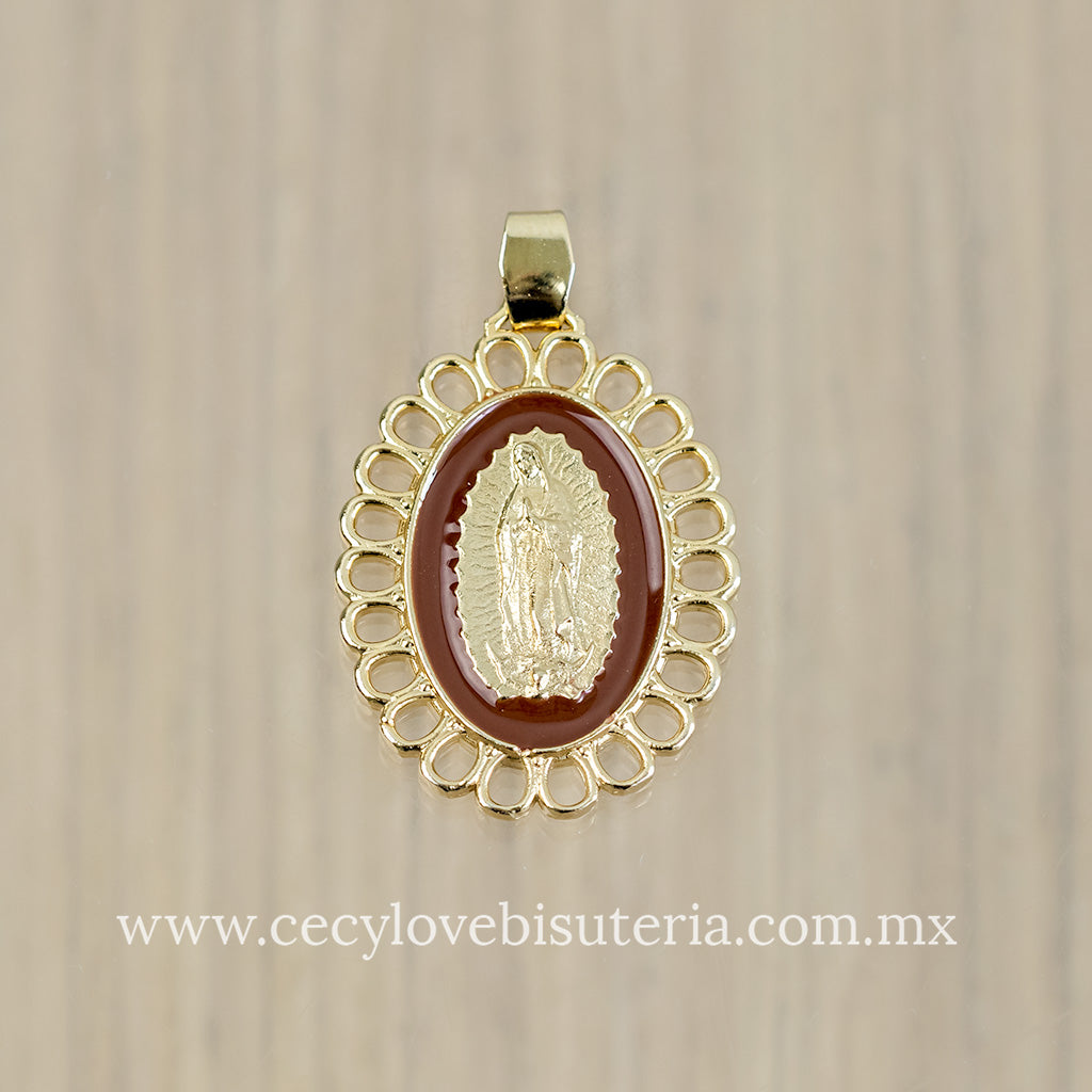 Medalla Virgen de Guadalupe Café