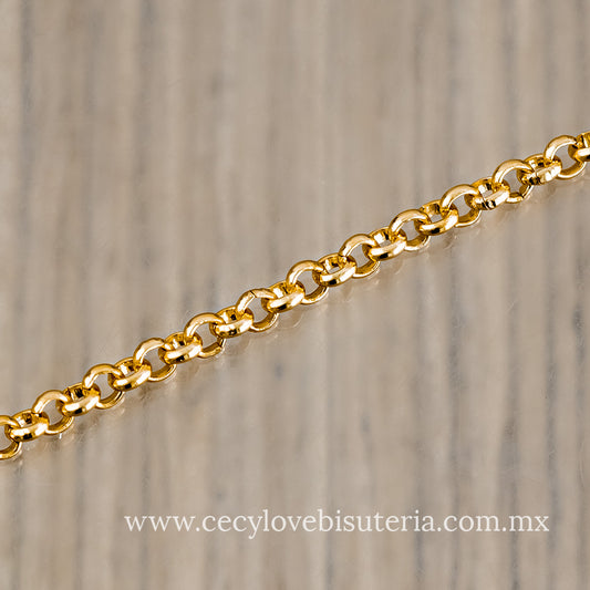 Cadena de Aluminio Circulo Liso 4 mm