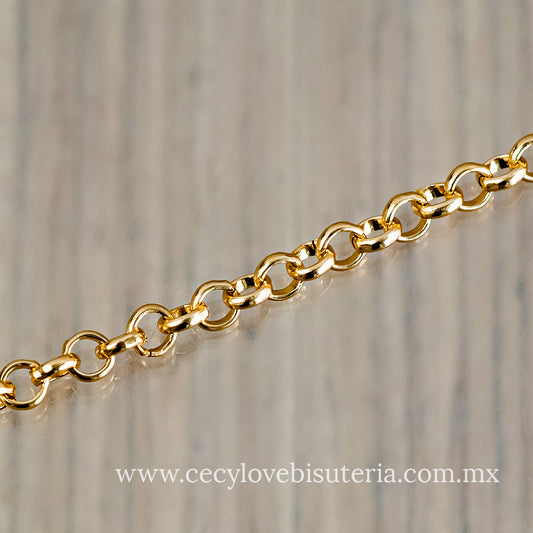 Cadena de Aluminio Circulo Liso 5 mm