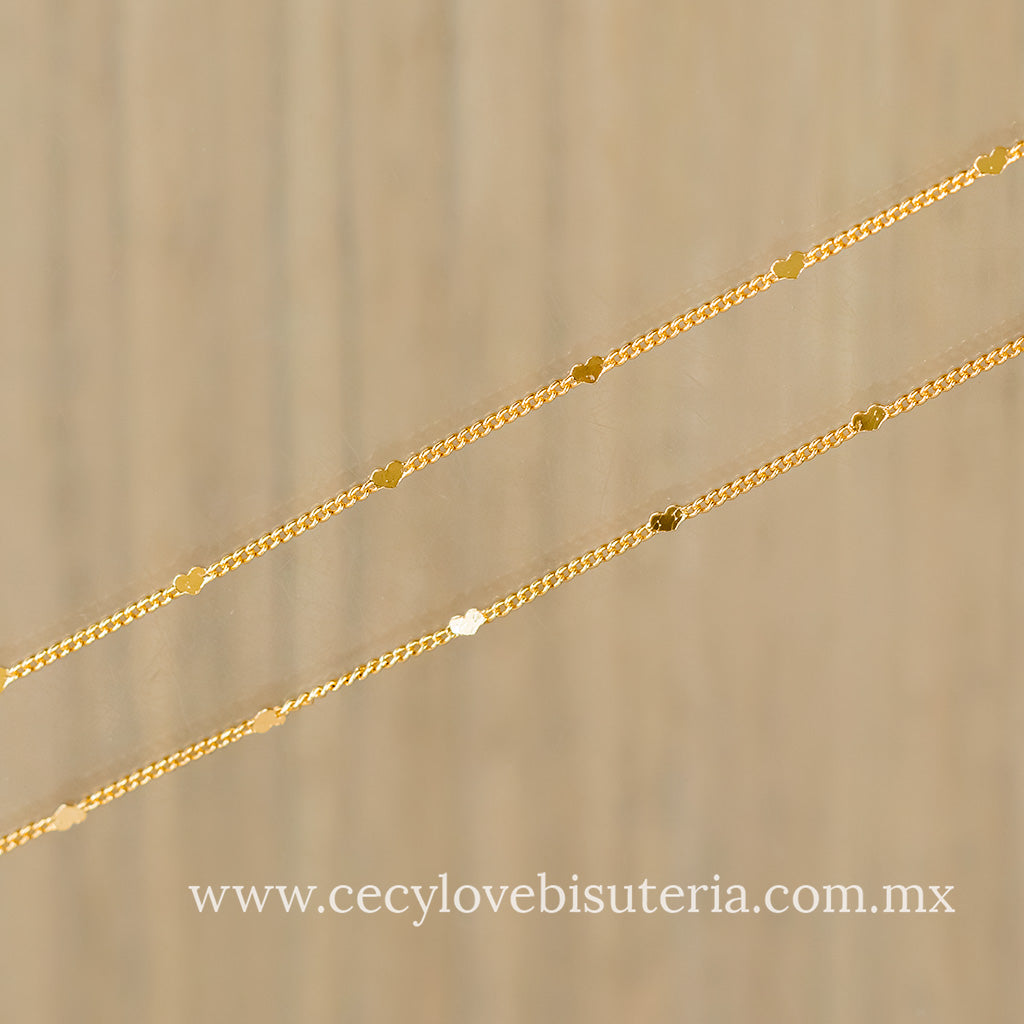 Cadena Armada Corazones Mini
