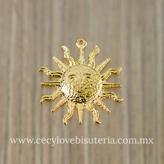 Dije Sol Sonriente Grande