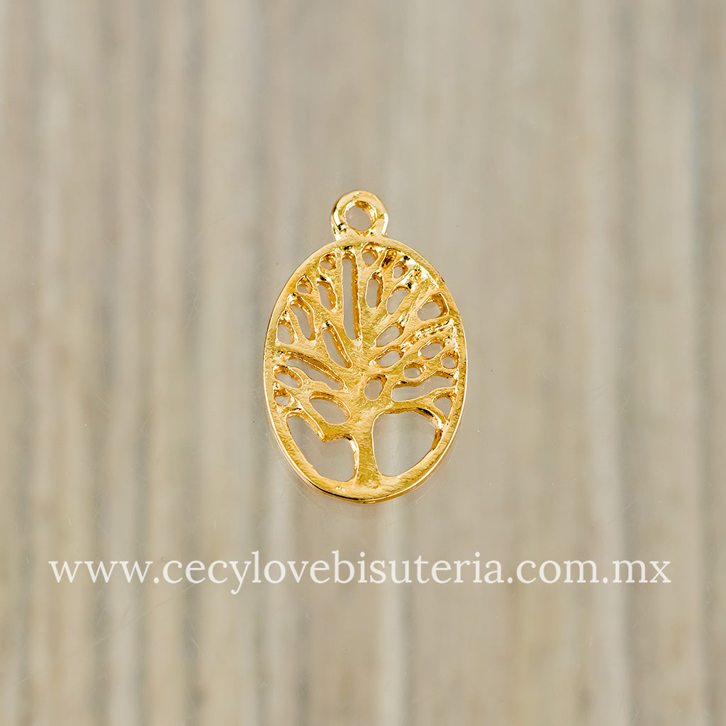 Dije Arbol Ovalado