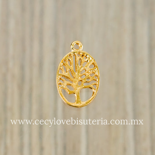 Dije Arbol Ovalado
