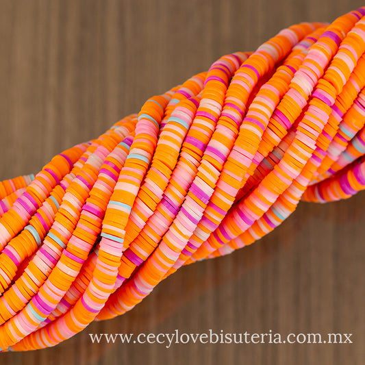 Puca Fimo Colores Naranja 6 mm
