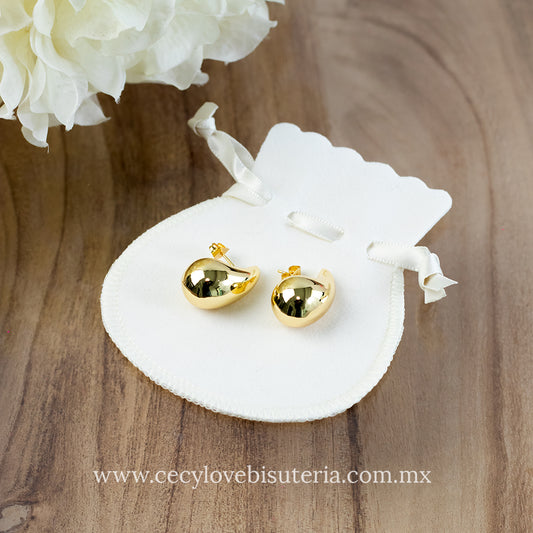 Aretes de Gota Mediana