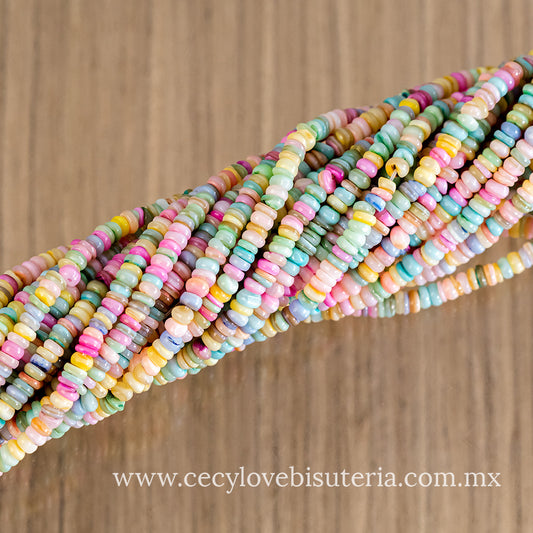 Dona Madre Perla Colores Pasteles 4 mm