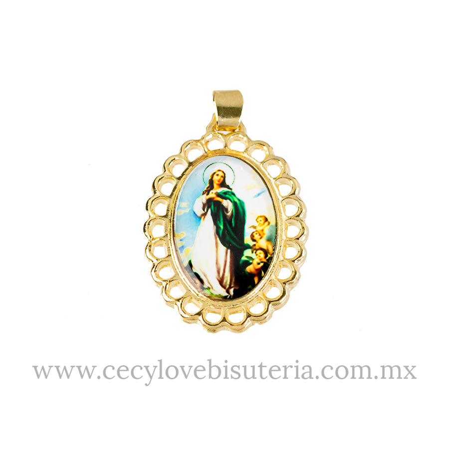 Medalla Ovalada Virgen Inmaculada Concepción
