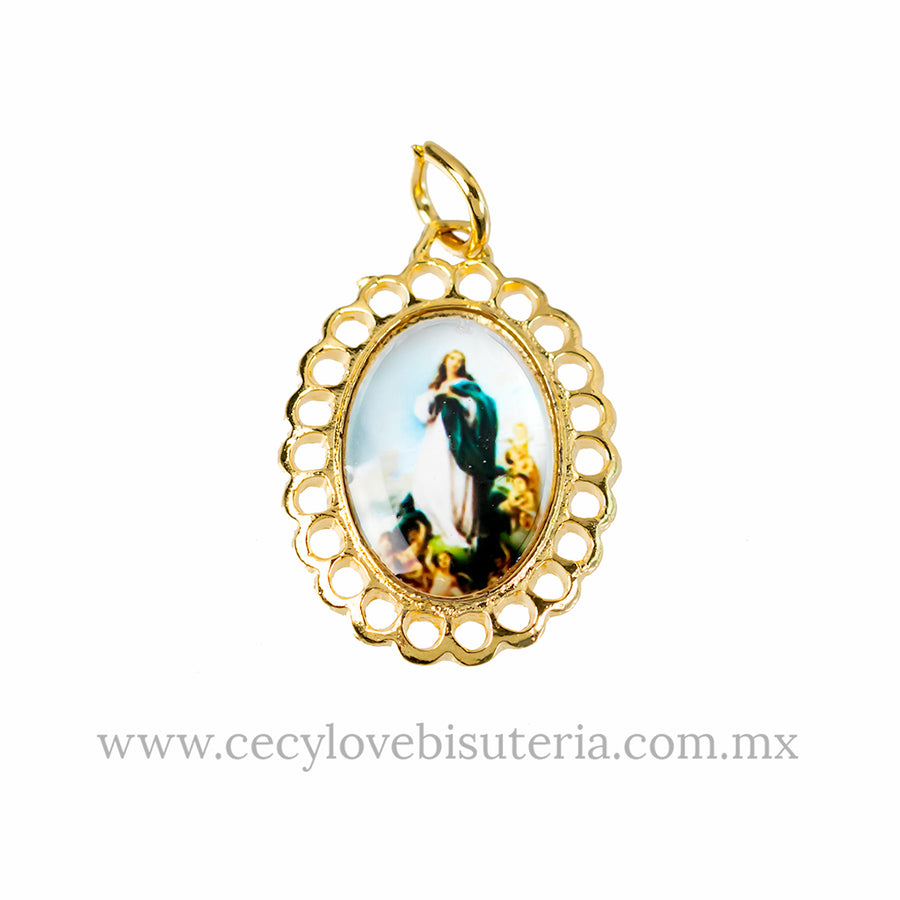 Medalla Ovalada Virgen Inmaculada Concepción
