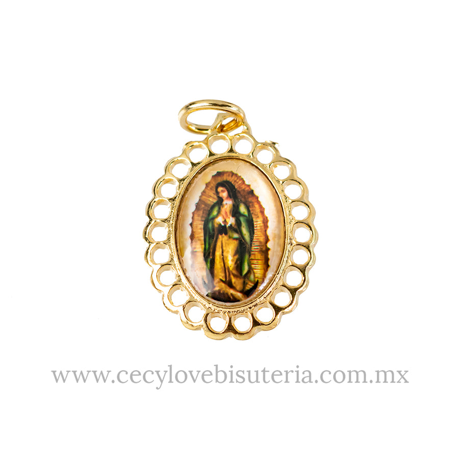 Medalla Ovalada Virgen de Guadalupe