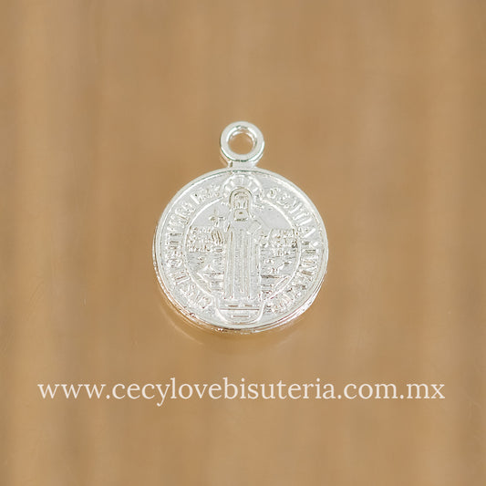 Dije San Benito Mini Plateado