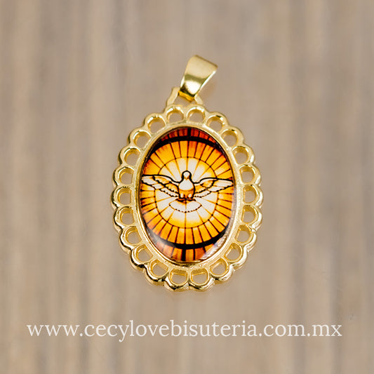 Medalla Ovalada Espíritu Santo