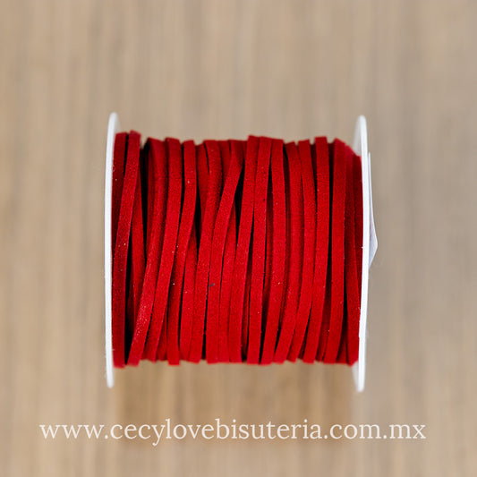 Hilo Gamuza Rojo