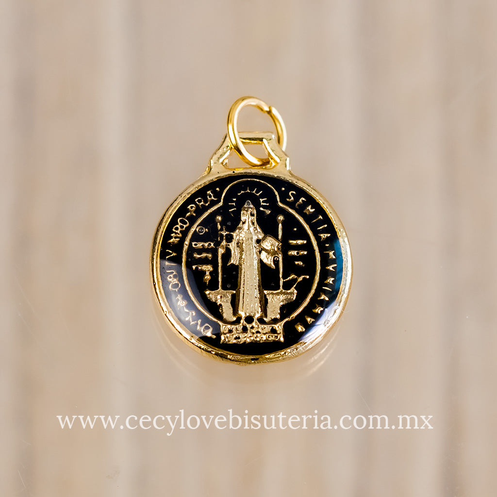 Medalla Mini San Benito Negro