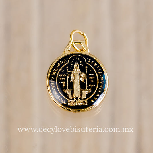 Medalla Mini San Benito Negro