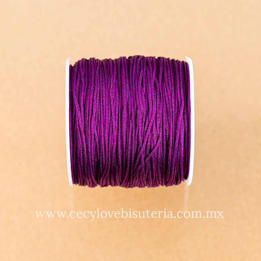 Hilo Chino Púrpura 1 mm