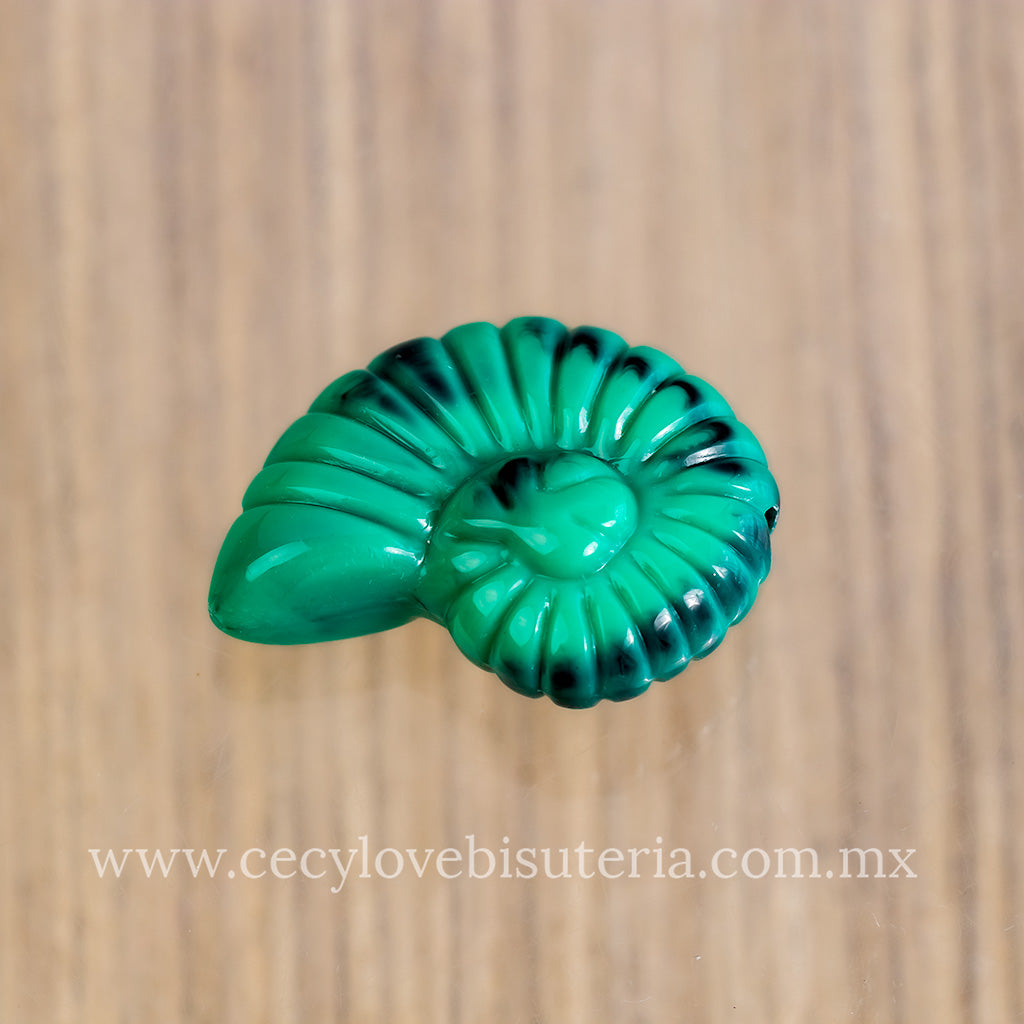 Caracol de Mar Acrílico Verde
