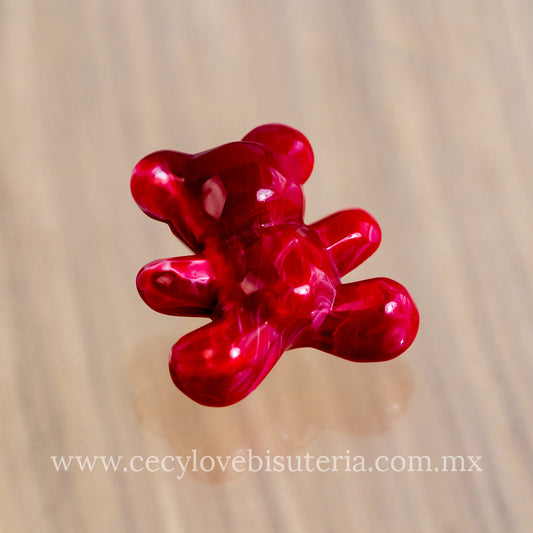 Oso Rojo Acrílico