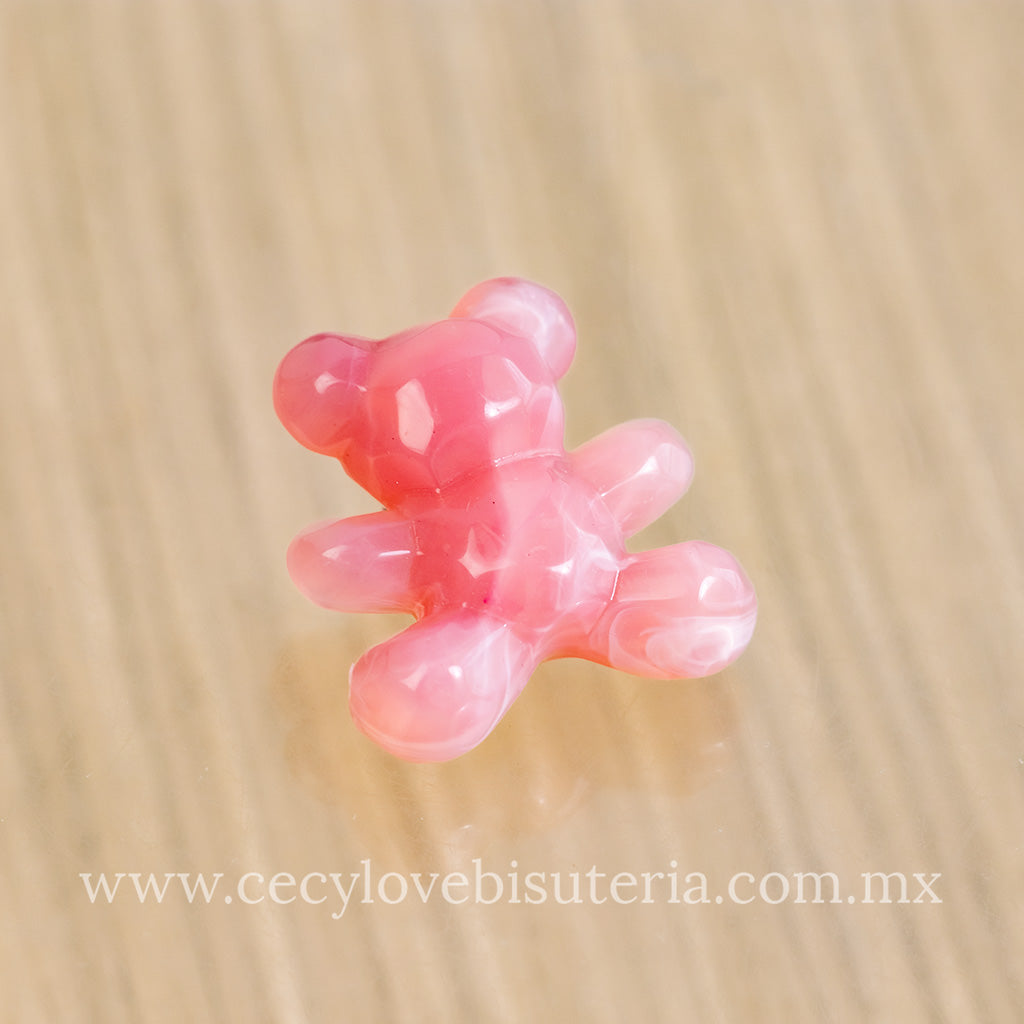 Oso Rosa Acrílico