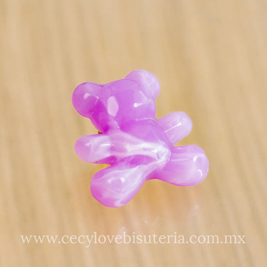 Oso Morado Acrílico