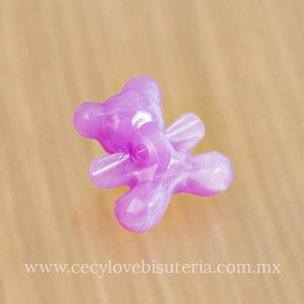 Oso Morado Acrílico