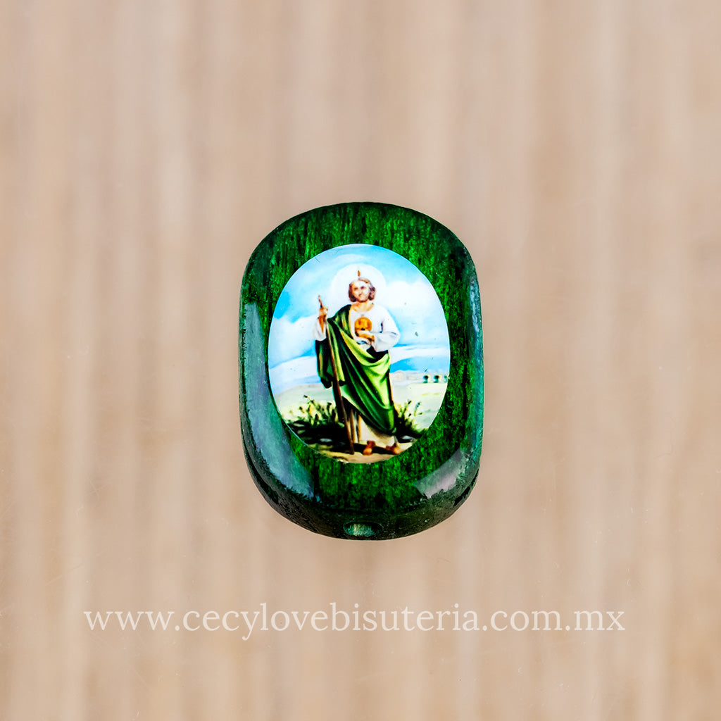 Separador Madera San Judas Tadeo Verde