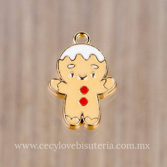 Dije Galleta de Jengibre Esmaltado