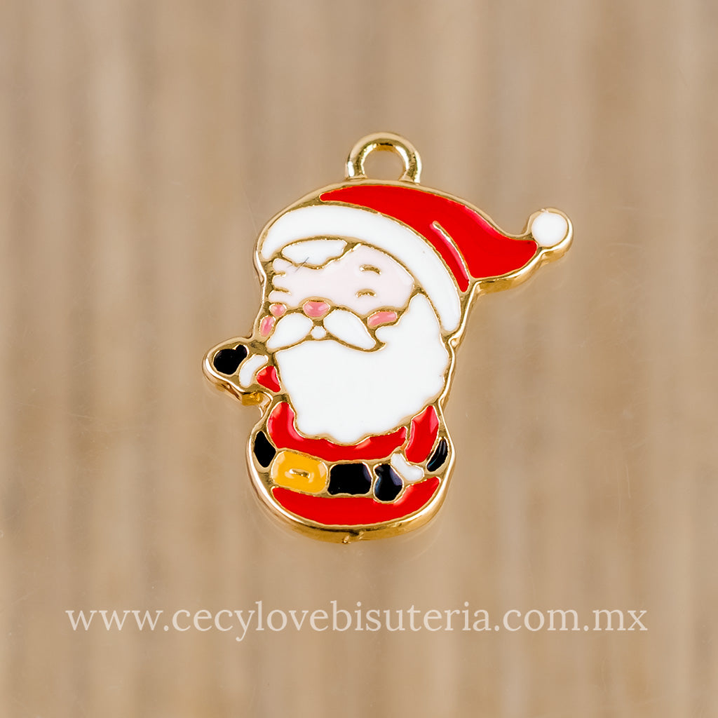 Dije Santa Claus Esmaltado