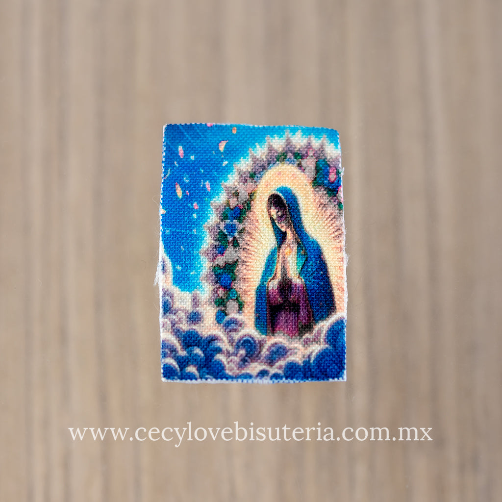 Imagen Para Bordar Virgen de Guadalupe en el Cielo