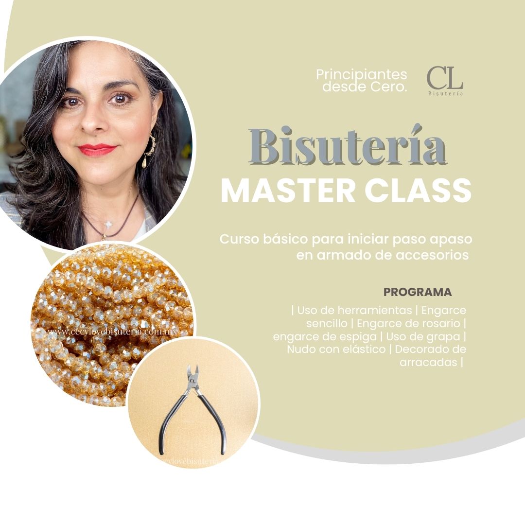 MASTER CLASS | Principiantes en bisutería con Cecy Love