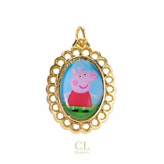 Medalla Ovalada Peppa Pig