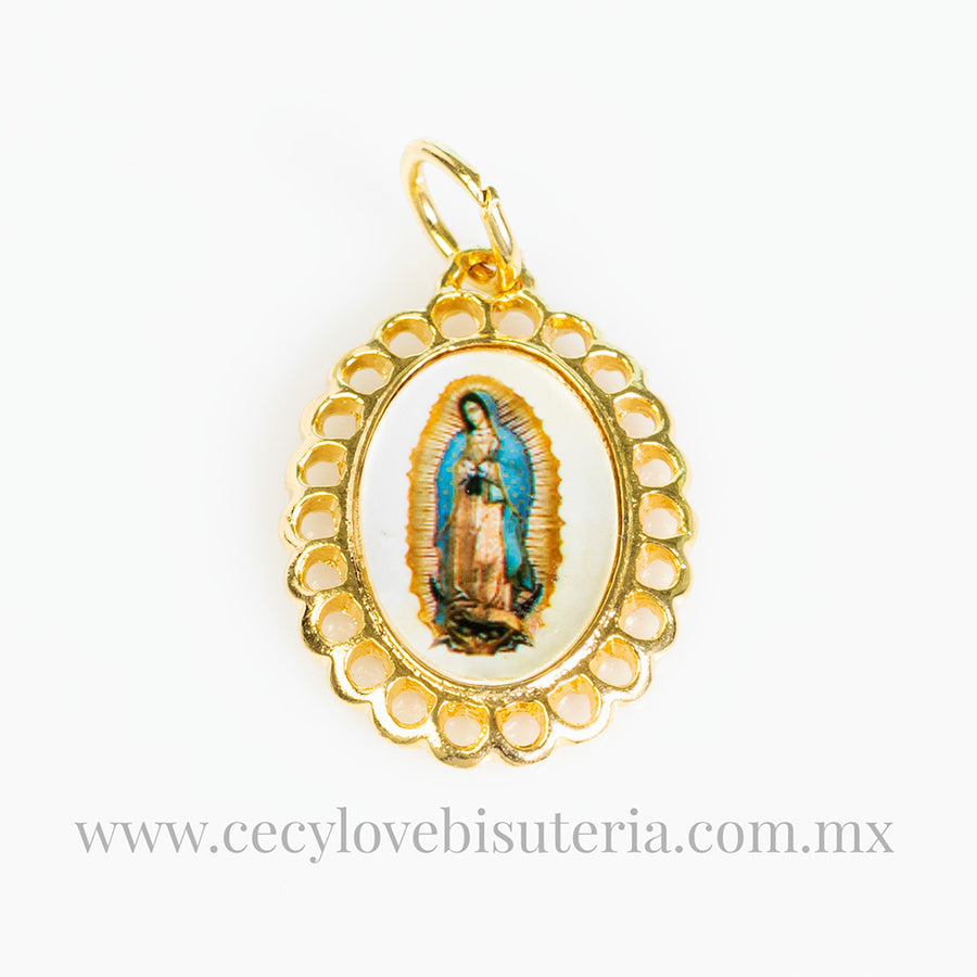 Medalla Ovalada Virgen de Guadalupe