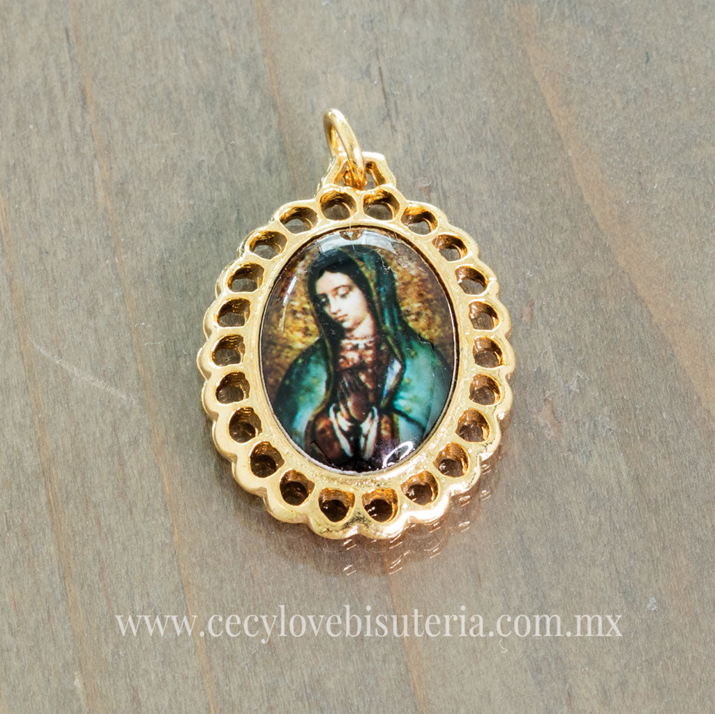 Medalla Ovalada Virgen de Guadalupe