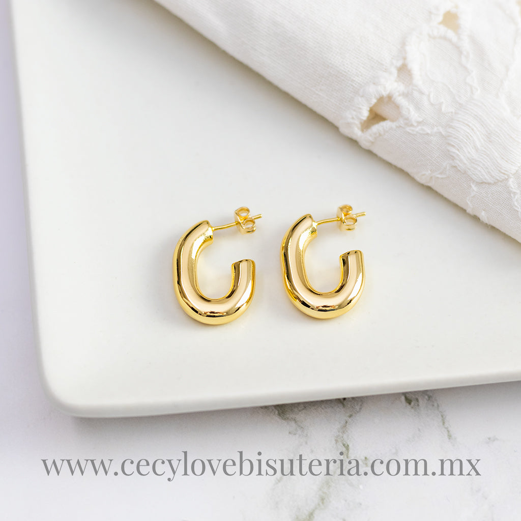 Aretes Media Luna