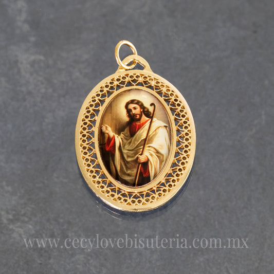 Medalla Ovalada Jesús Pastor