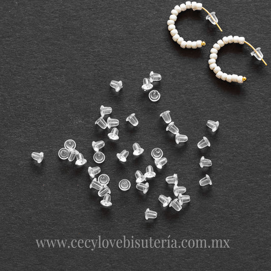 Broche de Silicón Para Arete