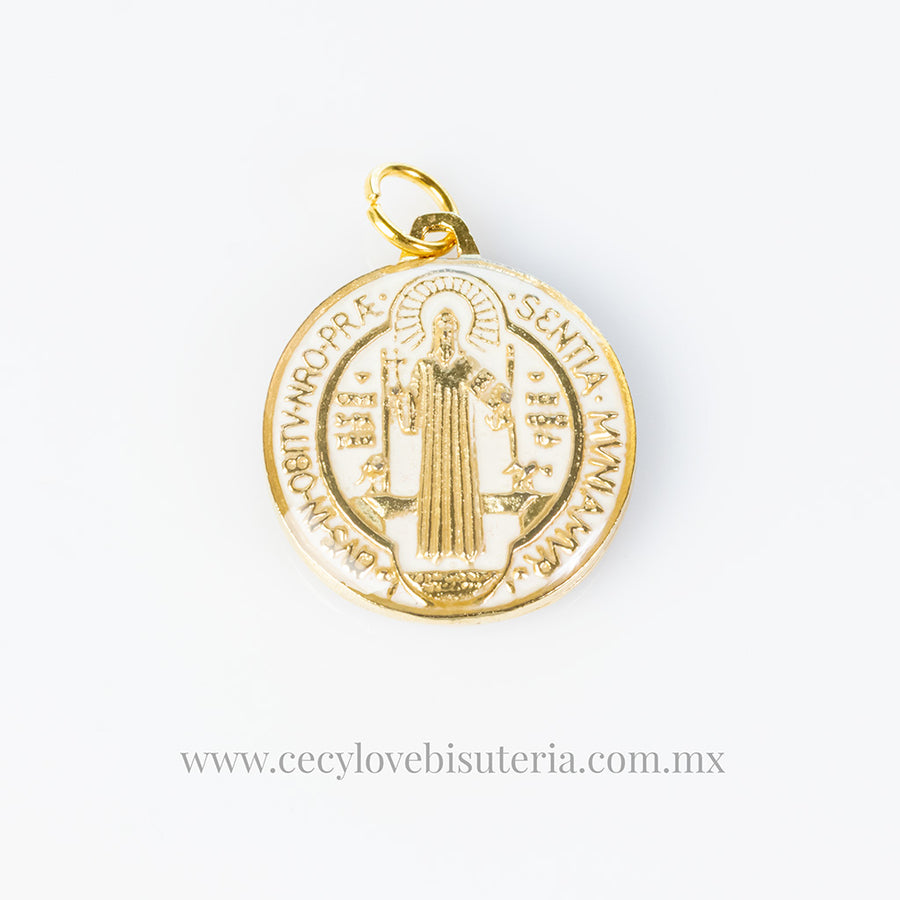 Medalla San Benito Blanco
