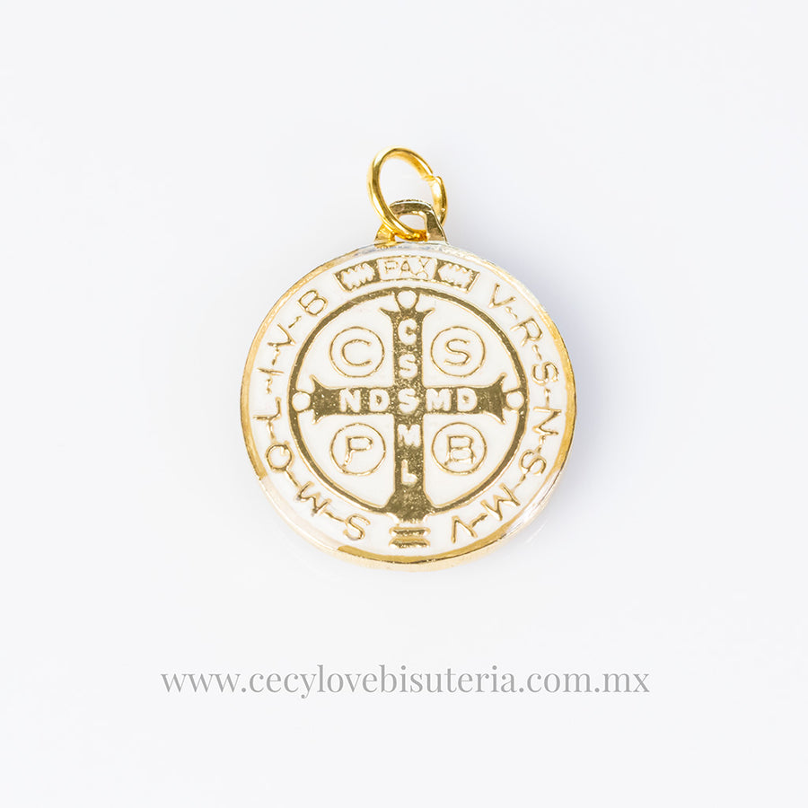 Medalla San Benito Blanco