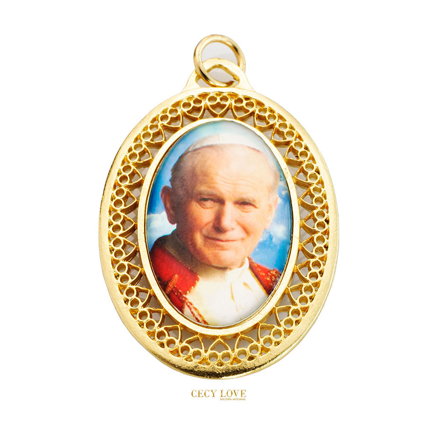Medalla Ovalada Papa Juan Pablo