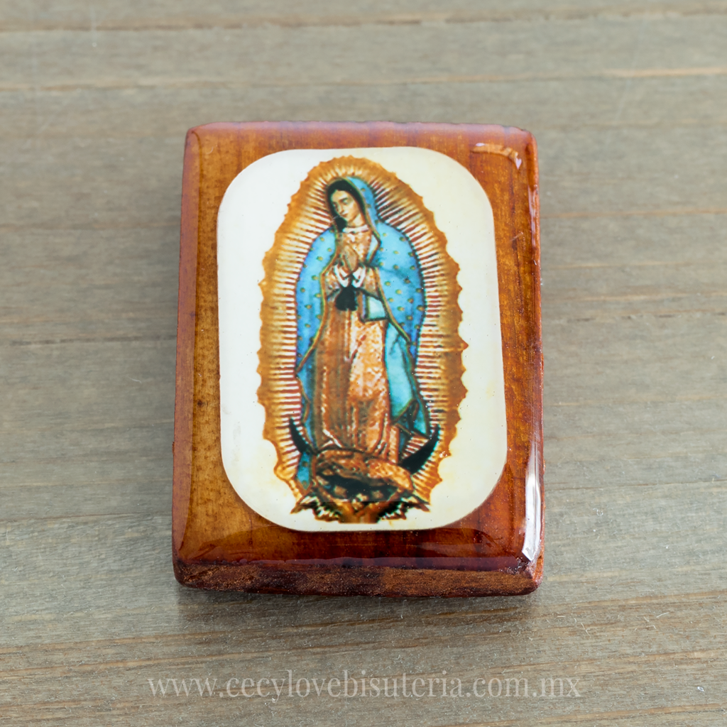 Separador Madera 3 Hilos Virgen De Guadalupe