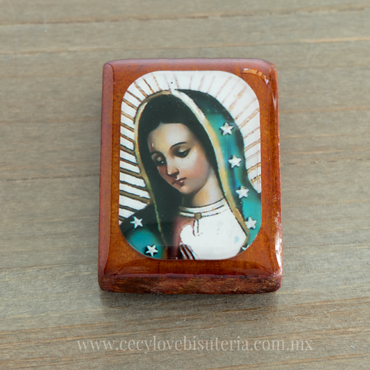 Separador Madera 3 Hilos Virgen De Guadalupe